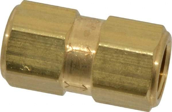 Specialty Mfr - 3/8" Brass Check Valve - Inline, FNPT x FNPT, 1,200 WOG - USA Tool & Supply