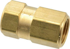 Specialty Mfr - 1/2" Brass Check Valve - Inline, FNPT x FNPT, 1,200 WOG - USA Tool & Supply
