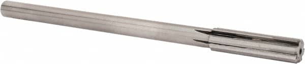 Made in USA - 0.541" Carbide-Tipped 6 Flute Chucking Reamer - USA Tool & Supply