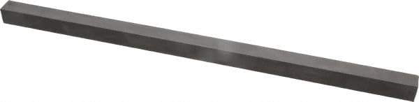 Made in USA - 1/2 Inch Thick x 1/2 Inch Wide x 12 Inch Long, Rectangular Carbide Blank - Rectangular - USA Tool & Supply