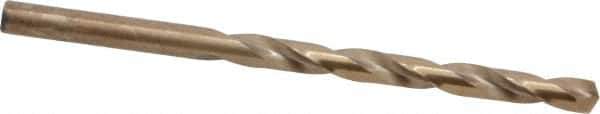 Hertel - #1 135° Cobalt Jobber Drill - Oxide/Gold Finish, Right Hand Cut, Spiral Flute, Straight Shank, 3-7/8" OAL, Split Point - USA Tool & Supply