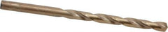 Hertel - #1 135° Cobalt Jobber Drill - Oxide/Gold Finish, Right Hand Cut, Spiral Flute, Straight Shank, 3-7/8" OAL, Split Point - USA Tool & Supply