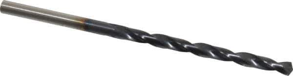 Hertel - #27 135° Cobalt Jobber Drill - TiAlN Finish, Right Hand Cut, Spiral Flute, Straight Shank, 3" OAL, Split Point - USA Tool & Supply