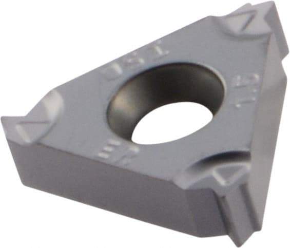 Iscar - 16ERM External Right Hand ISO Laydown Threading Insert - Grade IC908, TiAlN Coated Carbide, 9.53mm Inscribed Circle - USA Tool & Supply