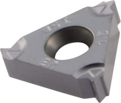 Iscar - 16ERM External Right Hand ISO Laydown Threading Insert - Grade IC908, TiAlN Coated Carbide, 9.53mm Inscribed Circle - USA Tool & Supply