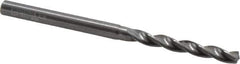 Kennametal - 11/64" 130° Solid Carbide Jobber Drill - Bright Finish, Right Hand Cut, Spiral Flute, Straight Shank, 2.91" OAL, Standard Point - USA Tool & Supply