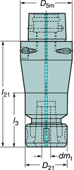 C83911432160 CAPTO ADAPTER - USA Tool & Supply