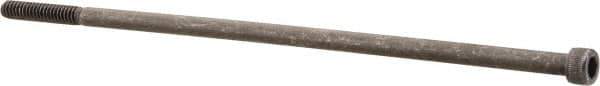 Value Collection - #10-24 UNC Hex Socket Drive, Socket Cap Screw - Alloy Steel, Black Oxide Finish, Partially Threaded, 6" Length Under Head - USA Tool & Supply