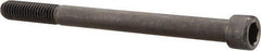 Value Collection - 7/16-14 UNC Hex Socket Drive, Socket Cap Screw - Alloy Steel, Black Oxide Finish, Partially Threaded, 5-1/2" Length Under Head - USA Tool & Supply