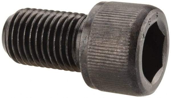 Value Collection - 7/16-20 UNF Hex Socket Drive, Socket Cap Screw - Alloy Steel, Black Oxide Finish, Fully Threaded, 3/4" Length Under Head - USA Tool & Supply