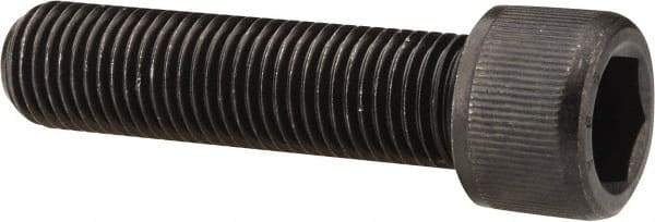 Value Collection - 7/16-20 UNF Hex Socket Drive, Socket Cap Screw - Alloy Steel, Black Oxide Finish, Fully Threaded, 1-3/4" Length Under Head - USA Tool & Supply