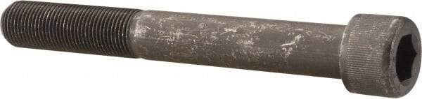 Value Collection - 5/8-18 UNF Hex Socket Drive, Socket Cap Screw - Alloy Steel, Black Oxide Finish, Partially Threaded, 5" Length Under Head - USA Tool & Supply