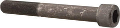 Value Collection - 5/8-18 UNF Hex Socket Drive, Socket Cap Screw - Alloy Steel, Black Oxide Finish, Partially Threaded, 5" Length Under Head - USA Tool & Supply
