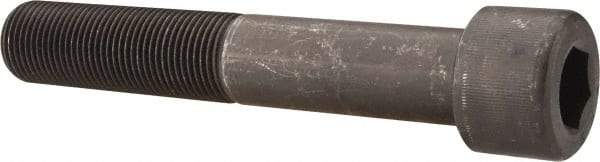 Value Collection - 1-12 UNF Hex Socket Drive, Socket Cap Screw - Alloy Steel, Black Oxide Finish, Partially Threaded, 6" Length Under Head - USA Tool & Supply