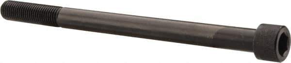Value Collection - 7/8-9 UNC Hex Socket Drive, Socket Cap Screw - Alloy Steel, Black Oxide Finish, Partially Threaded, 12" Length Under Head - USA Tool & Supply