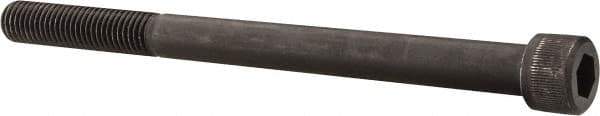 Value Collection - 9/16-12 UNC Hex Socket Drive, Socket Cap Screw - Alloy Steel, Black Oxide Finish, Partially Threaded, 7-1/2" Length Under Head - USA Tool & Supply