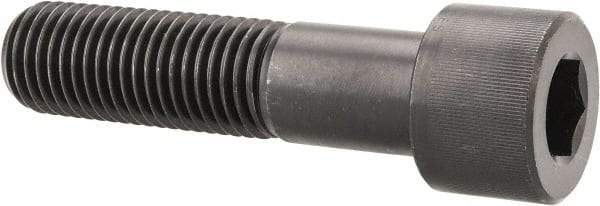 Value Collection - 1-3/8 - 6 UNC Hex Socket Drive, Socket Cap Screw - Alloy Steel, Black Oxide Finish, Partially Threaded, 5-1/2" Length Under Head - USA Tool & Supply