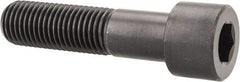 Value Collection - 1-3/8 - 6 UNC Hex Socket Drive, Socket Cap Screw - Alloy Steel, Black Oxide Finish, Partially Threaded, 5-1/2" Length Under Head - USA Tool & Supply