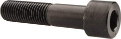 Value Collection - 1-3/8 - 6 UNC Hex Socket Drive, Socket Cap Screw - Alloy Steel, Black Oxide Finish, Partially Threaded, 6" Length Under Head - USA Tool & Supply