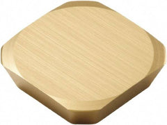 Seco - SEEX42 M13 Grade T350M Carbide Milling Insert - TiCN/Al2O3 Finish, 1/8" Thick, 1/2" Inscribed Circle - USA Tool & Supply
