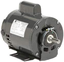 US Motors - 1 hp, ODP Enclosure, Auto Thermal Protection, 1,725 RPM, 115/208-230 Volt, 60 Hz, Industrial Electric AC/DC Motor - Size 56 Frame, Resilient Mount, 1 Speed, Sleeve Bearings, 14.0/7.0 Full Load Amps, A Class Insulation, Reversible - USA Tool & Supply