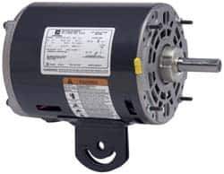 US Motors - 1/2 hp, TEAO Enclosure, Auto Thermal Protection, 1,725 RPM, 115 Volt, 60 Hz, Single Phase Split Phase Motor - Size 48YZ Frame, Yoke Mount, 1 Speed, Sleeve Bearings, 6.60 Full Load Amps, A Class Insulation, Reversible - USA Tool & Supply