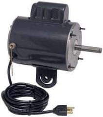 US Motors - 1/4 hp, TEAO Enclosure, Auto Thermal Protection, 1,700 RPM, 115/230 Volt, 60 Hz, Industrial Electric AC/DC Motor - Size 48 Frame, Yoke Mount, 1 Speed, Ball Bearings, 3.4/1.7 Full Load Amps, B Class Insulation, Reversible - USA Tool & Supply