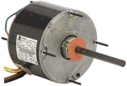 US Motors - 1/4 Max hp, 850 Max RPM, Permanent Split Cap Electric AC DC Motor - 208-230 V Input, Single Phase, 48Y Frame, 1/2" Shaft Diam, Stud Mount, ODP Enclosure - USA Tool & Supply