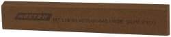 Norton - 6" Long x 1" Wide x 1/4" Thick, Aluminum Oxide Sharpening Stone - Rectangle, Medium Grade - USA Tool & Supply