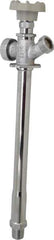 B&K Mueller - 1/2" Pipe, 10" Long Shank, Chrome Plated Brass Antisiphon Frostfree Sillcock - Handwheel Handle, Male & Solder End Connections, 125 psi WOG Rating - USA Tool & Supply