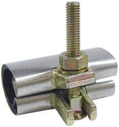 B&K Mueller - 1-1/4" Pipe Single Bolt 3" Repair Clamp - For Providing Strong Positive Seal In Repairing Leaking Pipes - USA Tool & Supply