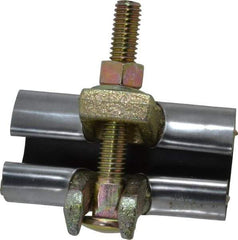 B&K Mueller - 1/2" Pipe Single Bolt 3" Repair Clamp - For Providing Strong Positive Seal In Repairing Leaking Pipes - USA Tool & Supply
