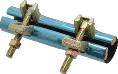B&K Mueller - 1/2" Pipe Two Bolt 6" Repair Clamp - For Providing Strong Positive Seal In Repairing Leaking Pipes - USA Tool & Supply