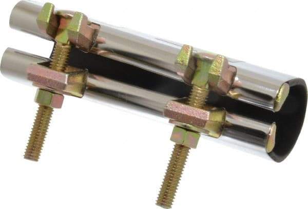 B&K Mueller - 1-1/2" Pipe Two Bolt 6" Repair Clamp - For Providing Strong Positive Seal In Repairing Leaking Pipes - USA Tool & Supply