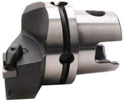 Kennametal - Right Hand Cut, Size KM80, CN.. Insert Compatiblity, Internal Modular Turning & Profiling Cutting Unit Head - 53mm Ctr to Cutting Edge, 70mm Head Length, Through Coolant, Series Kenclamp - USA Tool & Supply