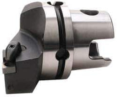 Kennametal - Right Hand Cut, Size KM80, CN.. Insert Compatiblity, Internal Modular Turning & Profiling Cutting Unit Head - 53mm Ctr to Cutting Edge, 70mm Head Length, Through Coolant, Series Kenclamp - USA Tool & Supply