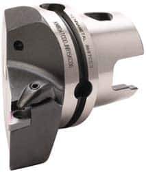 Kennametal - Right Hand Cut, Size KM80, DN.. Insert Compatiblity, External Modular Turning & Profiling Cutting Unit Head - 53mm Ctr to Cutting Edge, 70mm Head Length, Through Coolant, Series Kenclamp - USA Tool & Supply