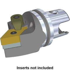Kennametal - Neutral Cut, Size KM32, DN.. Insert Compatiblity, Modular Turning & Profiling Cutting Unit Head - 40mm Head Length, Through Coolant, Series M-Clamping - USA Tool & Supply