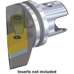 Kennametal - Left Hand Cut, Size KM32, DN.. Insert Compatiblity, Modular Turning & Profiling Cutting Unit Head - 22mm Ctr to Cutting Edge, 35mm Head Length, Through Coolant, Series M-Clamping - USA Tool & Supply