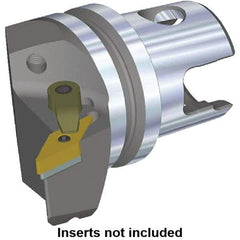 Kennametal - Right Hand Cut, Size KM32, VN.. Insert Compatiblity, External Modular Turning & Profiling Cutting Unit Head - 22mm Ctr to Cutting Edge, 40mm Head Length, Through Coolant, Series Kenloc - USA Tool & Supply