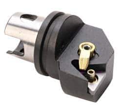 Kennametal - Left Hand Cut, Size KM32, TN.. Insert Compatiblity, Internal Modular Turning & Profiling Cutting Unit Head - 22mm Ctr to Cutting Edge, 35mm Head Length, Through Coolant, Series Kenloc - USA Tool & Supply