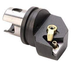Kennametal - Left Hand Cut, Size KM32, TN.. Insert Compatiblity, Internal Modular Turning & Profiling Cutting Unit Head - 22mm Ctr to Cutting Edge, 35mm Head Length, Through Coolant, Series Kenloc - USA Tool & Supply