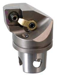 Kennametal - Right Hand Cut, Size KM80, CN.. Insert Compatiblity, Internal Modular Turning & Profiling Cutting Unit Head - 53mm Ctr to Cutting Edge, 70mm Head Length, Through Coolant, Series Kenloc - USA Tool & Supply