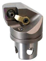 Kennametal - Left Hand Cut, Size KM80, CN.. Insert Compatiblity, Internal Modular Turning & Profiling Cutting Unit Head - 53mm Ctr to Cutting Edge, 70mm Head Length, Through Coolant, Series Kenloc - USA Tool & Supply