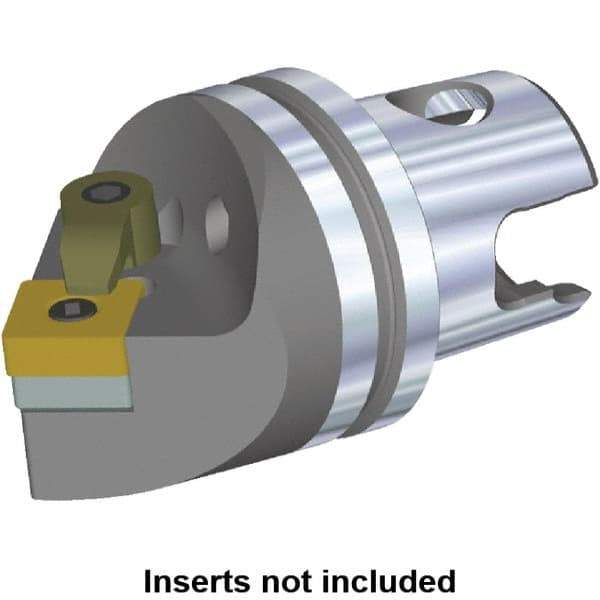 Kennametal - Neutral Cut, Size KM32, SN.. Insert Compatiblity, External Modular Turning & Profiling Cutting Unit Head - 40mm Head Length, Through Coolant, Series Kenloc - USA Tool & Supply