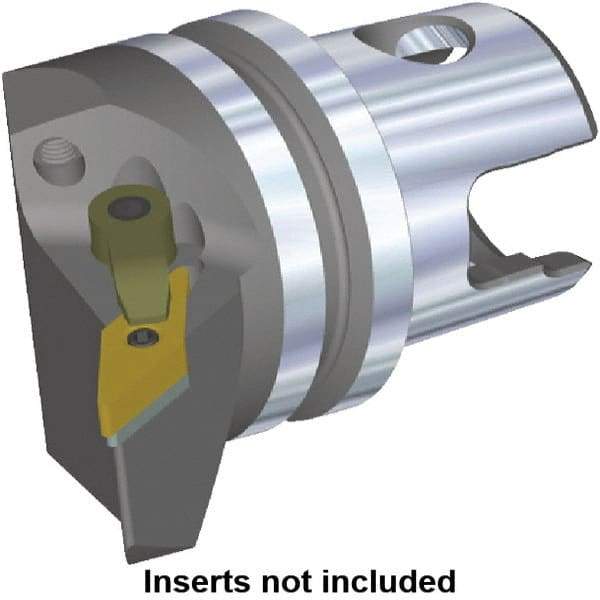 Kennametal - Left Hand Cut, Size KM32, VN.. Insert Compatiblity, External Modular Turning & Profiling Cutting Unit Head - 22mm Ctr to Cutting Edge, 35mm Head Length, Through Coolant, Series Kenloc - USA Tool & Supply