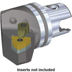 Kennametal - Left Hand Cut, Size KM32, WN.. Insert Compatiblity, External Modular Turning & Profiling Cutting Unit Head - 22mm Ctr to Cutting Edge, 35mm Head Length, Through Coolant, Series Kenloc - USA Tool & Supply