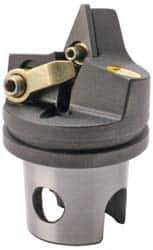 Kennametal - Neutral Cut, Size KM63, VN.. Insert Compatiblity, External Modular Turning & Profiling Cutting Unit Head - 60mm Head Length, Through Coolant, Series Kenloc - USA Tool & Supply