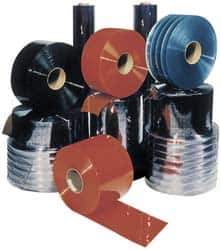 Aleco - Clear Smooth Antistatic Dock Curtain Strips - 8" Wide x 150' Long x 0.08" Thick, Vinyl - USA Tool & Supply