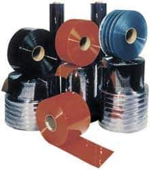 Aleco - Clear Ribbed Curtain Strips - 12" Wide x 150' Long x 1/8" Thick, PVC - USA Tool & Supply